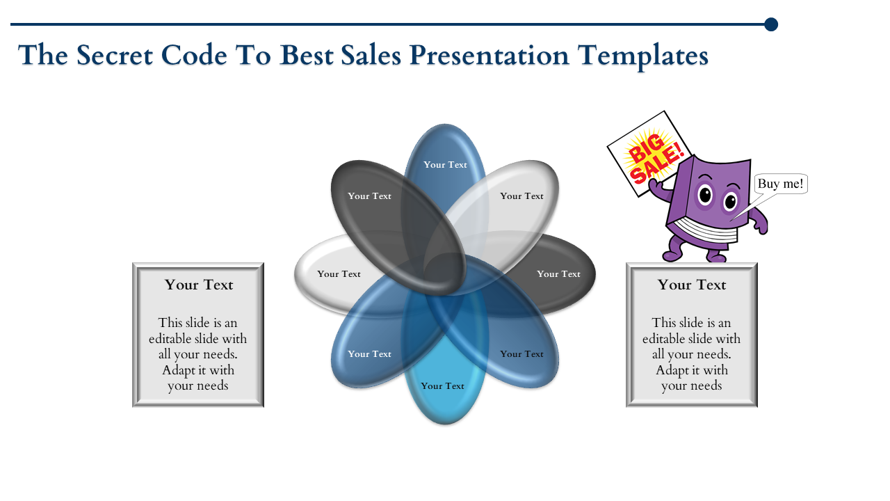 Free - Imaginative Best Sales Presentation Templates with Two Nodes